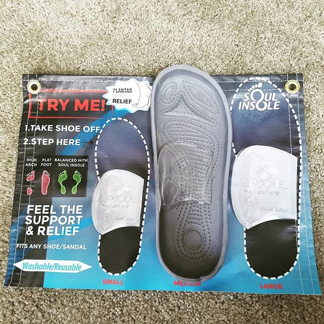 Our new interactive displays have arrived! #yoursoulinsole #comfortshoes #plantarfasciitis