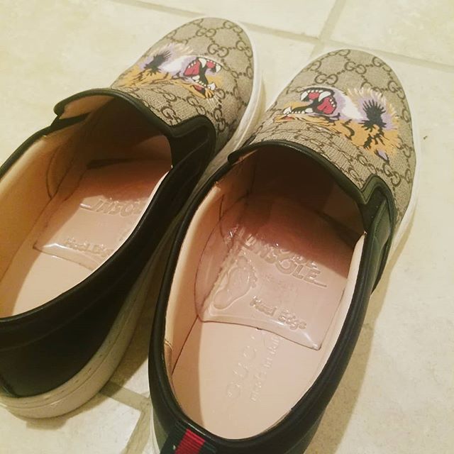 #soulinsole + #guccishoes = the best of comfort and fashion combined #fanpic, #gucci #shoesaddict