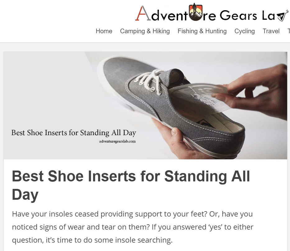 Do your feet ACHE from standing all day?