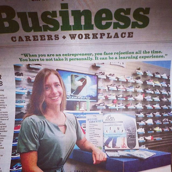 Soul Insole Founder was featured today in the #uniontribunesandiego ! You can now find Soul Insoles at