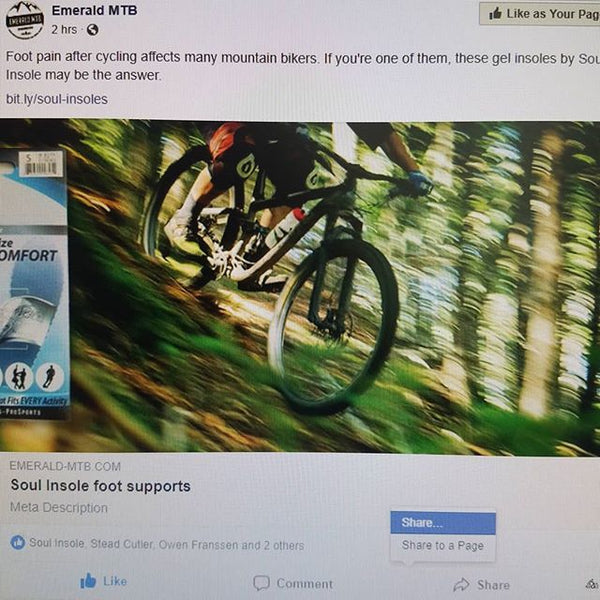 Soul Insoles are recommended for cycling, especially if you have plantar fasciitis. Read the full article here: bit.ly/soul-insoles  #plantarfasciitisproblems #cyclinglife #emeraldmtblife