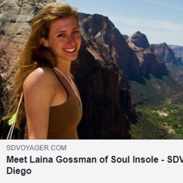 San Diego Voyager Magazine interviews Soul Insole Founder