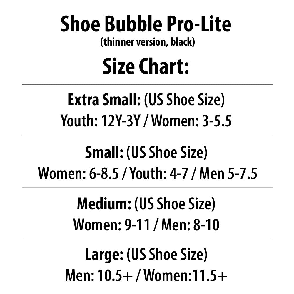 Shoe Bubble Pro-Lite Orthotic (washable/re-usable)